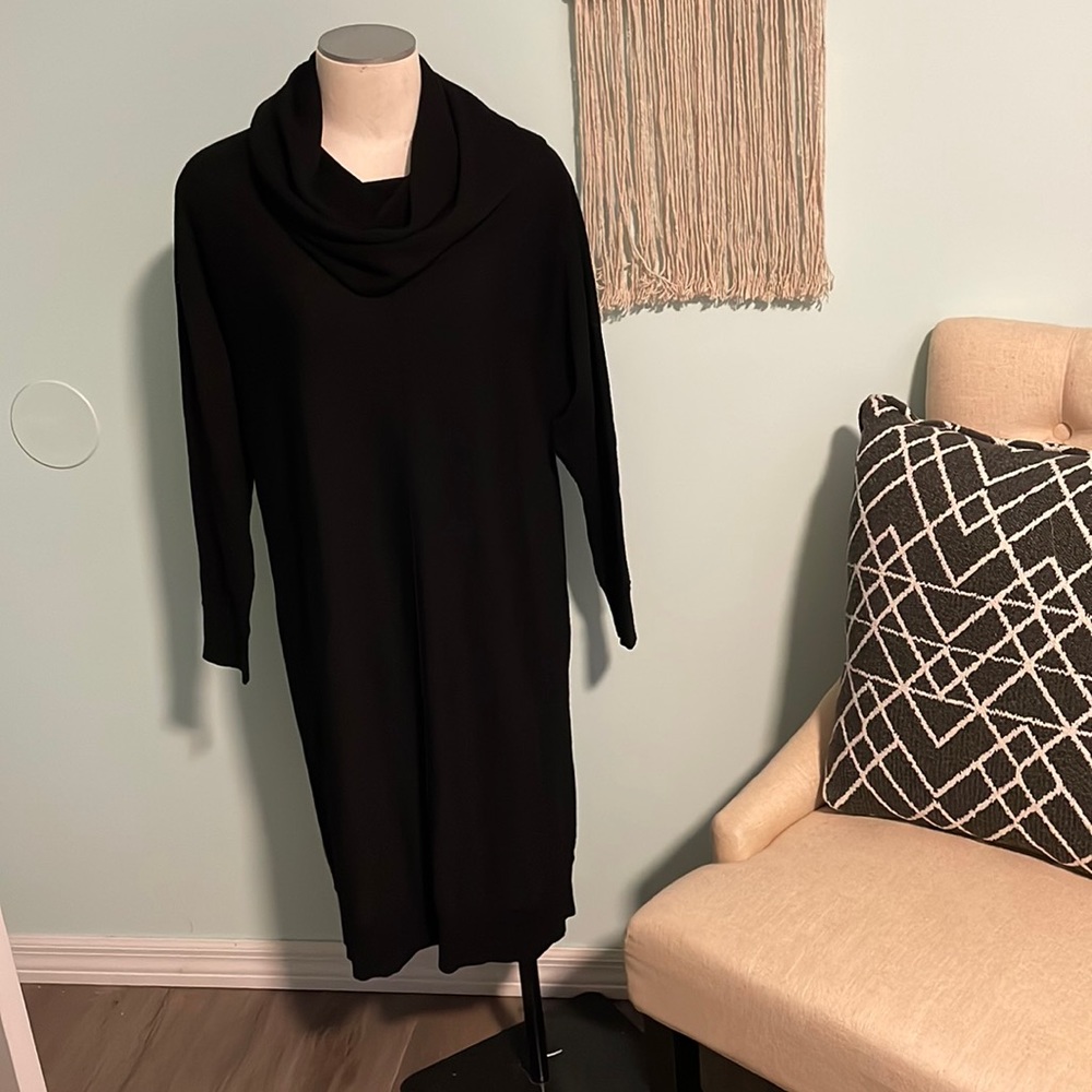 Tahari Merino Wool Lightweight Sweater Dress 1X